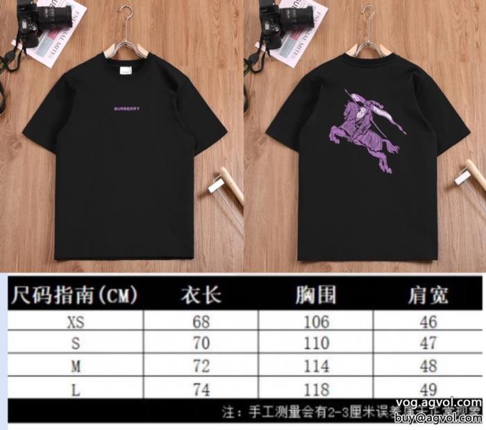 BURBERRY半袖Tシャツブランド コピー 激安季節を問わず活躍し今季話題の一級品_0_1