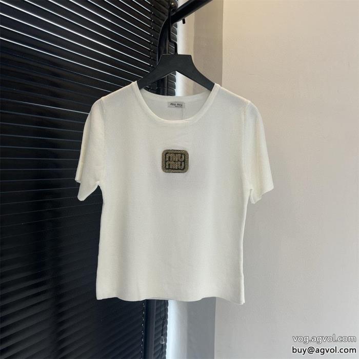 MIUMIUオススメのお品セレブ愛用ブランド 通販 激安半袖Tシャツ_0_2