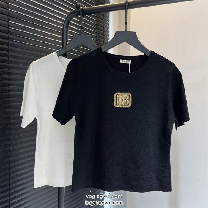 MIUMIUオススメのお品セレブ愛用ブランド 通販 激安半袖Tシャツ_0_3