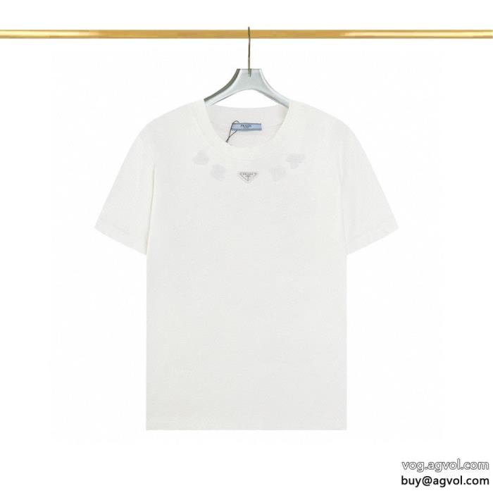 PRADA半袖Tシャツスーパー コピー 安心お早めに先取り2024限定新作_0_0