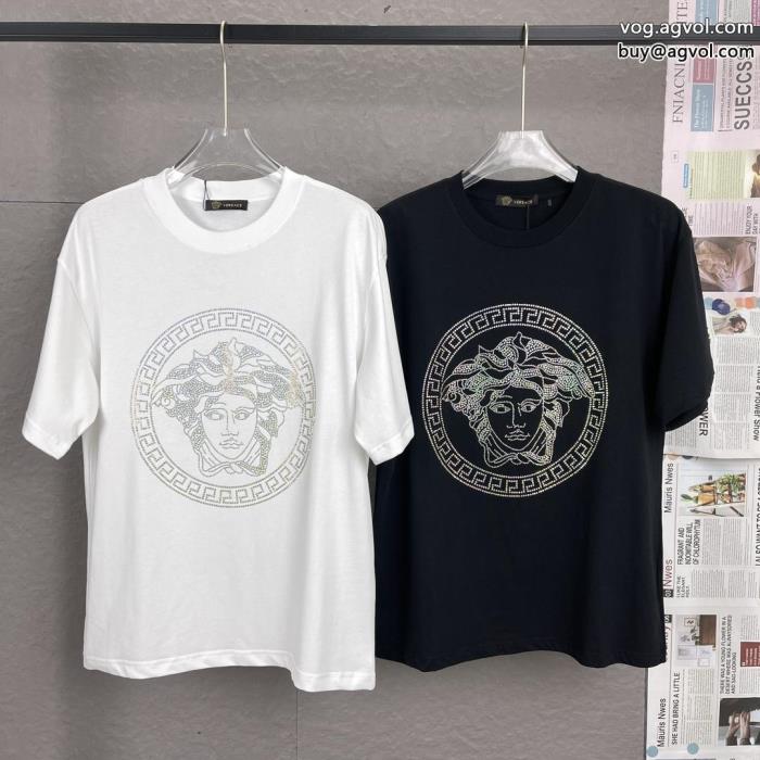 VERSACE22/23AW新作 大注目日本未入荷偽物 通販 半袖Tシャツ_0_3