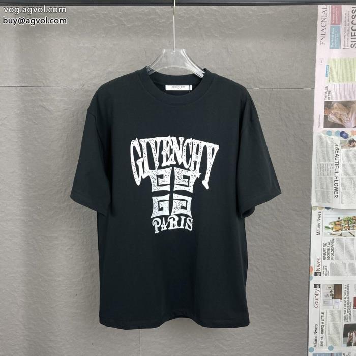 2024限定色や海外限定SS23極上発売ジバンシーブランド 偽物半袖Tシャツ_0_1