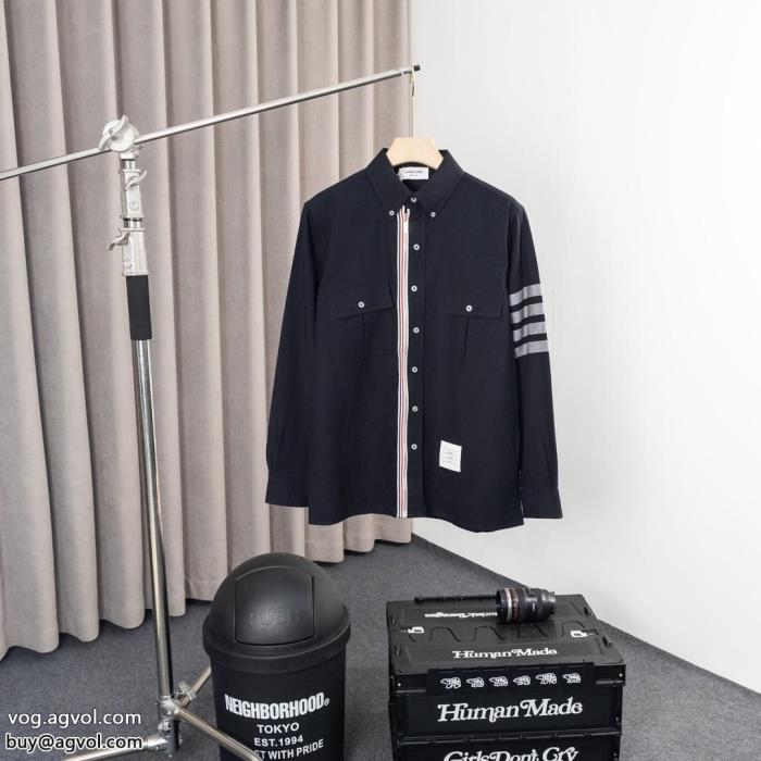 長袖シャツクール印象新しい斬新なスタイルTHOM BROWNEコピー 商品 通販_0_0