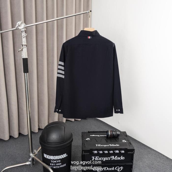 長袖シャツクール印象新しい斬新なスタイルTHOM BROWNEコピー 商品 通販_0_1