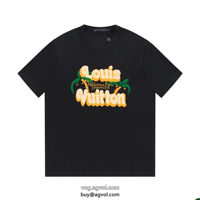 この夏絶対欲しい在庫あり即発半袖TシャツLOUIS VUITTONコピー ブランド 優良_0_0