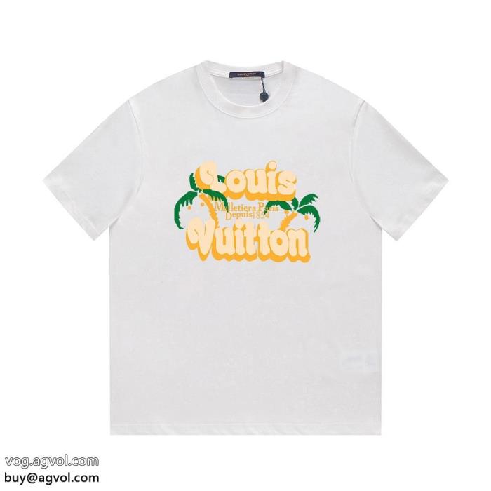この夏絶対欲しい在庫あり即発半袖TシャツLOUIS VUITTONコピー ブランド 優良_0_1