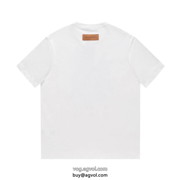 この夏絶対欲しい在庫あり即発半袖TシャツLOUIS VUITTONコピー ブランド 優良_0_2