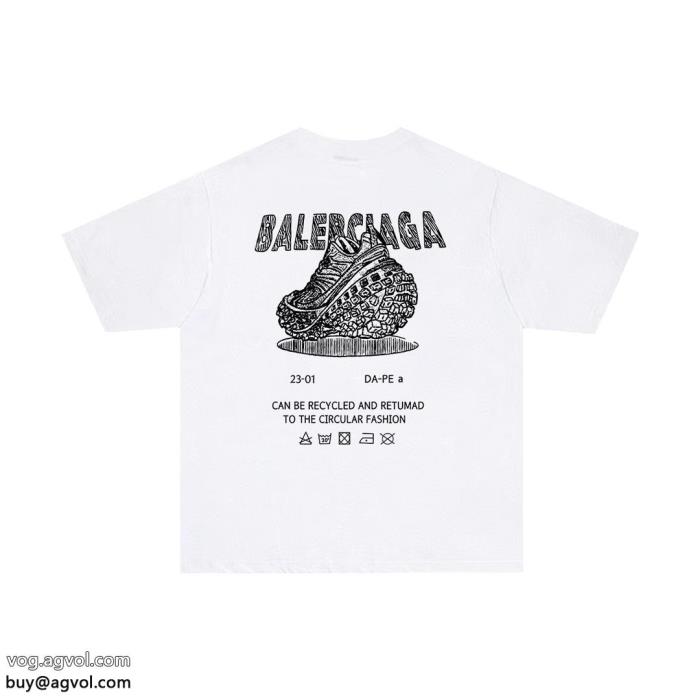 ブランド 激安半袖TシャツbalenciagaSS23完売必至元気な印象に_0_3