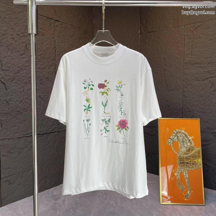 DIORブランド 偽物 激安風通しの良いフレア夏に最強アイテム半袖Tシャツ_0_1