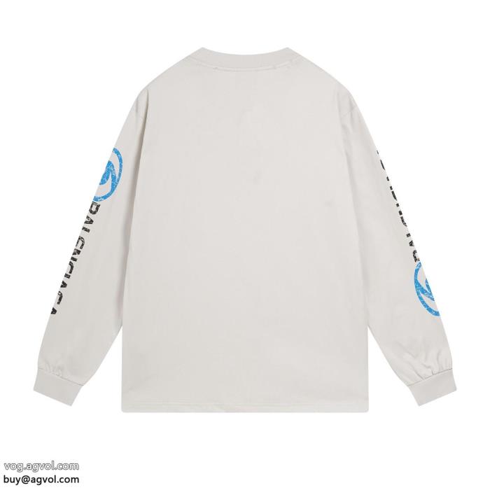 ブランド 偽物 激安 通販長袖Tシャツbalenciaga最新話題沸騰中清潔感のある肌見せ_0_0