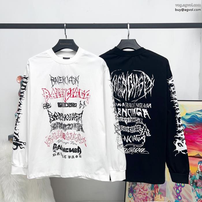 balenciaga完売前に愛用者が続出中ブランド 品 スーパー コピー長袖Tシャツ_0_2