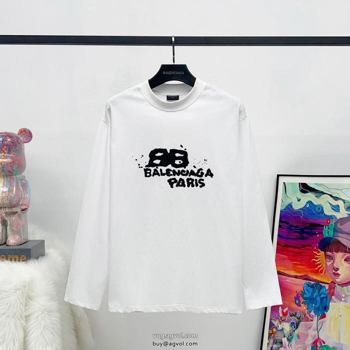 balenciagaスーパー コピー 品長袖Tシャツ高品質存在感大_0_0