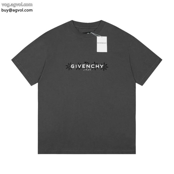 半袖Tシャツ偽 ブランド ロゴが素敵通勤の定番ジバンシー_0_3