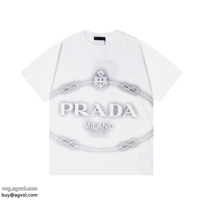 半袖Tシャツ2024の新作高品質ブランド スーパー コピーPRADA_0_2