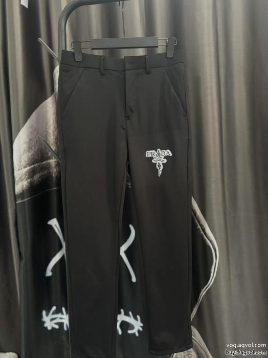 PRADAスーパー コピー 販売重宝する風通しの良いフレアスラックス_0_0