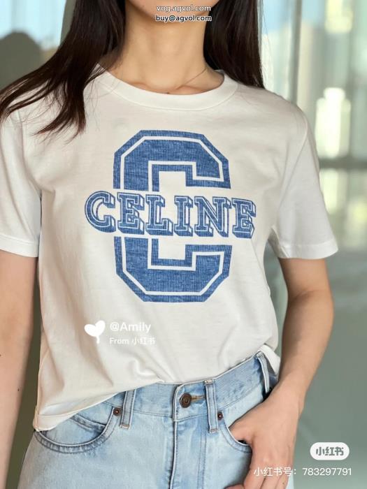定番の人気商品大胆なデザインブランド 偽物 激安 通販CELINE半袖Tシャツ_0_1