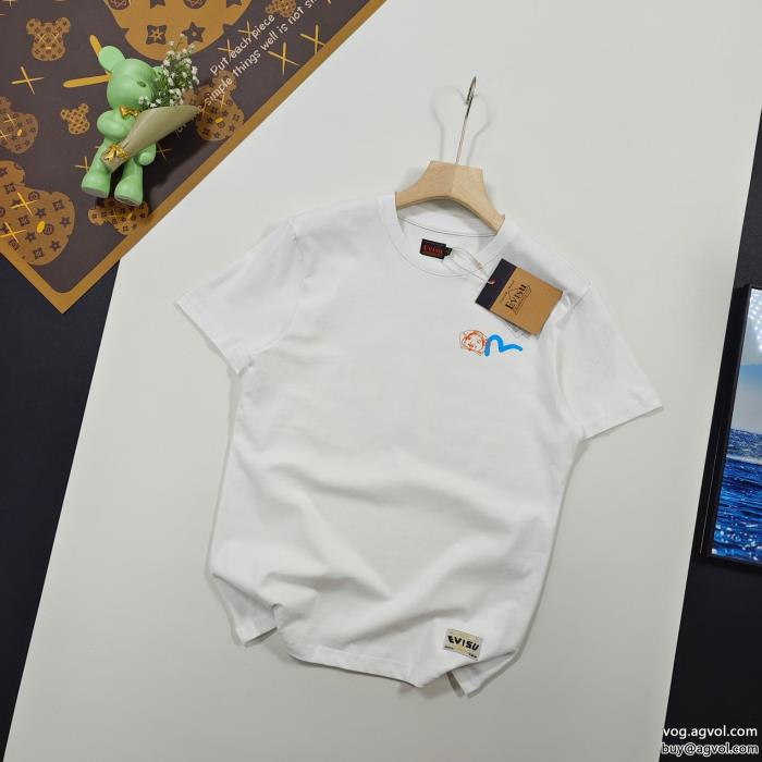 憧れブランド大人気アイテムスーパー コピー 通販 優良EVISU半袖Tシャツ_0_2