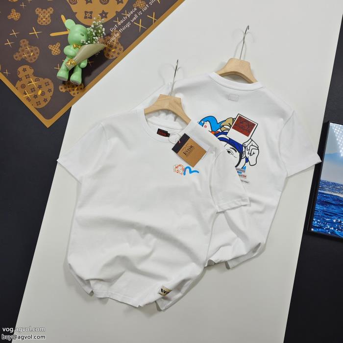 憧れブランド大人気アイテムスーパー コピー 通販 優良EVISU半袖Tシャツ_0_3
