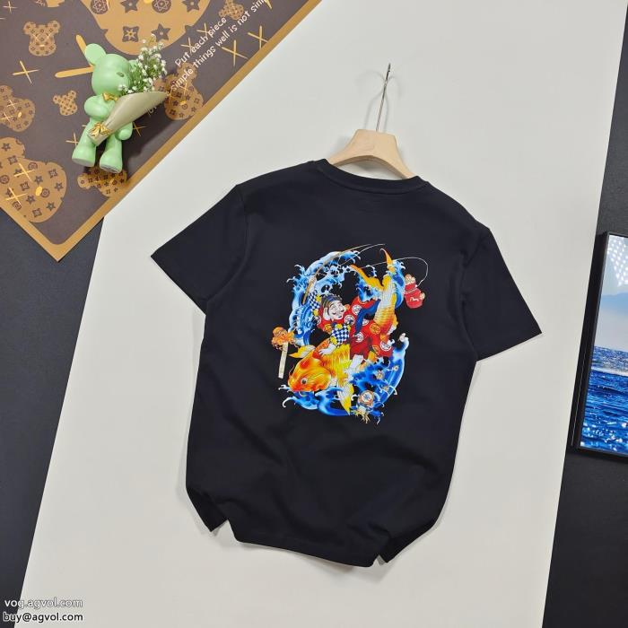 半袖Tシャツ偽 ブランド ロゴが素敵通勤の定番エヴィス_0_2