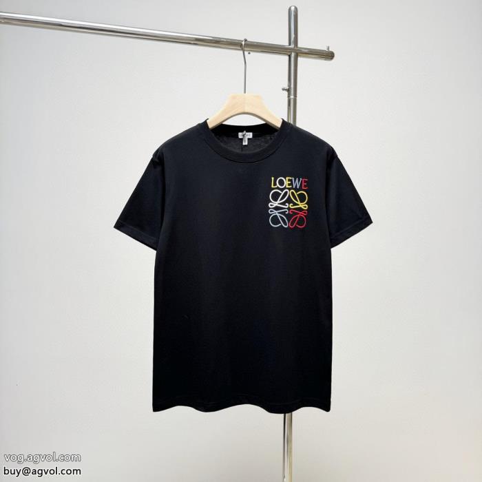 LOEWE半袖Tシャツブランド 通販男女兼用完璧なシルエット_0_3