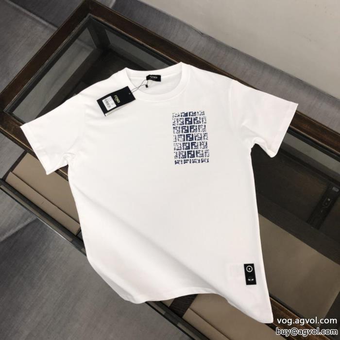 ブランド レプリカFENDI2024らしい華やか完売必至半袖Tシャツ_0_0