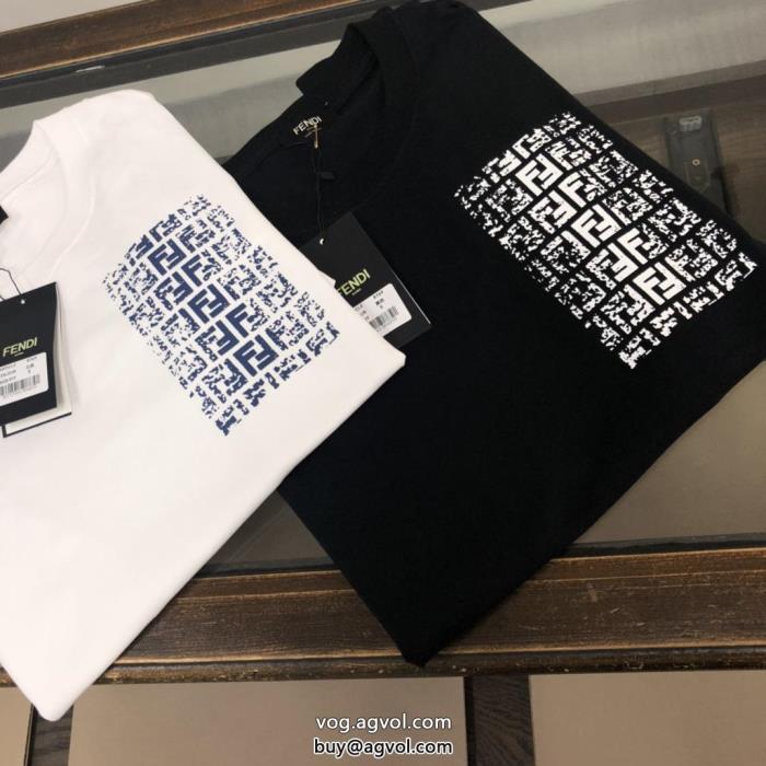 ブランド レプリカFENDI2024らしい華やか完売必至半袖Tシャツ_0_2
