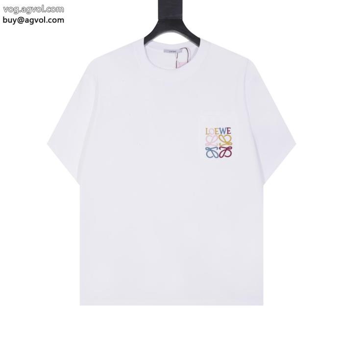 今季話題の一級品最新2024ブランド コピー 品LOEWE半袖Tシャツ_0_1