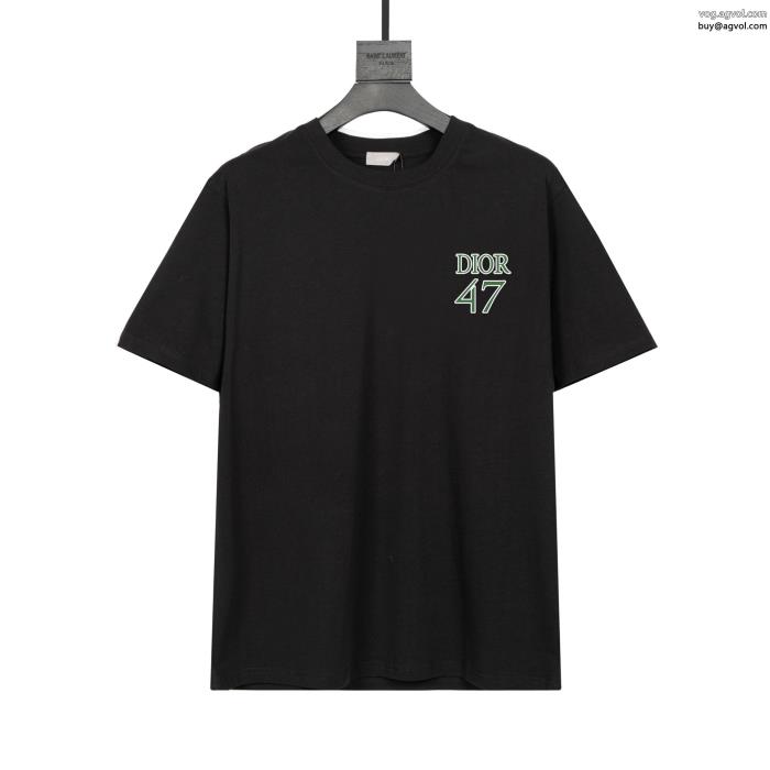 コピー 通販DIOR半袖Tシャツカジュアルなスタイル雑誌掲載_0_0
