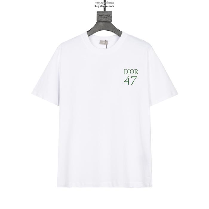 コピー 通販DIOR半袖Tシャツカジュアルなスタイル雑誌掲載_0_2