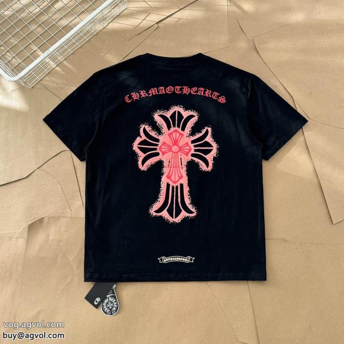 CHROME HEARTSSS23オシャレ高い品質を誇る偽 ブランド 購入半袖Tシャツ_0_2