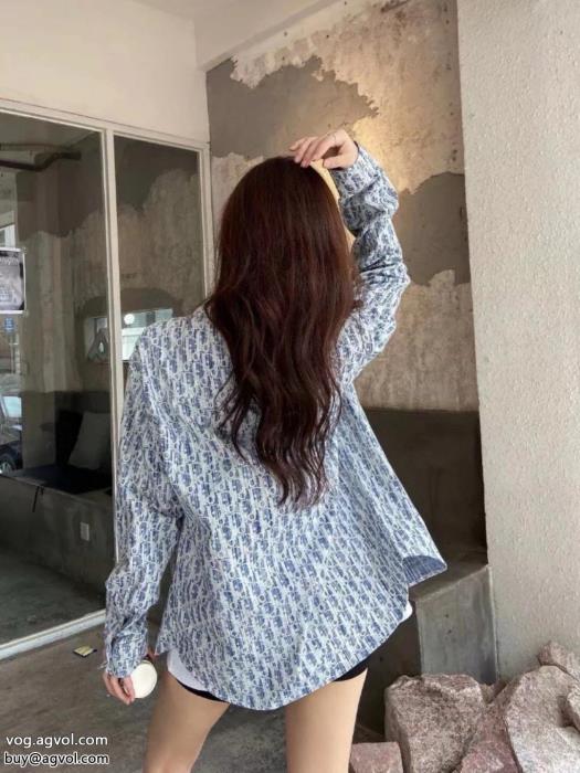 優しい肌触りカワイイ雰囲気長袖シャツブランド 通販DIOR_0_2