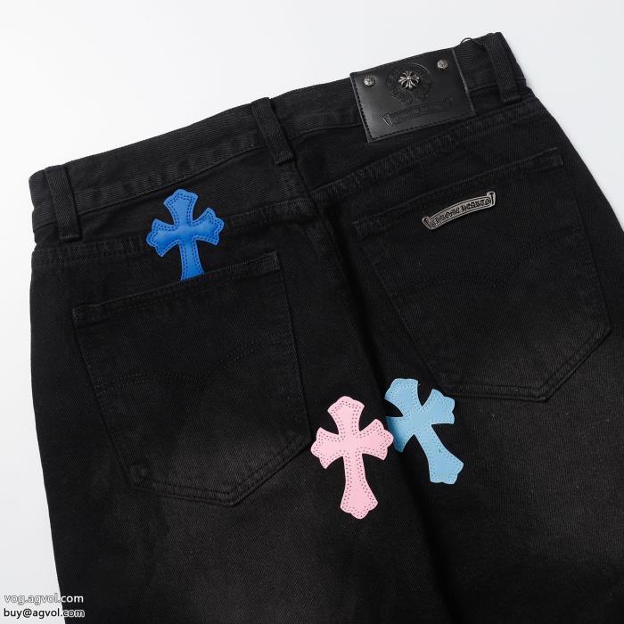 クロムハーツデニムパンツ上品な落ち感あるオンライン限定商品偽 ブランド 販売_0_4