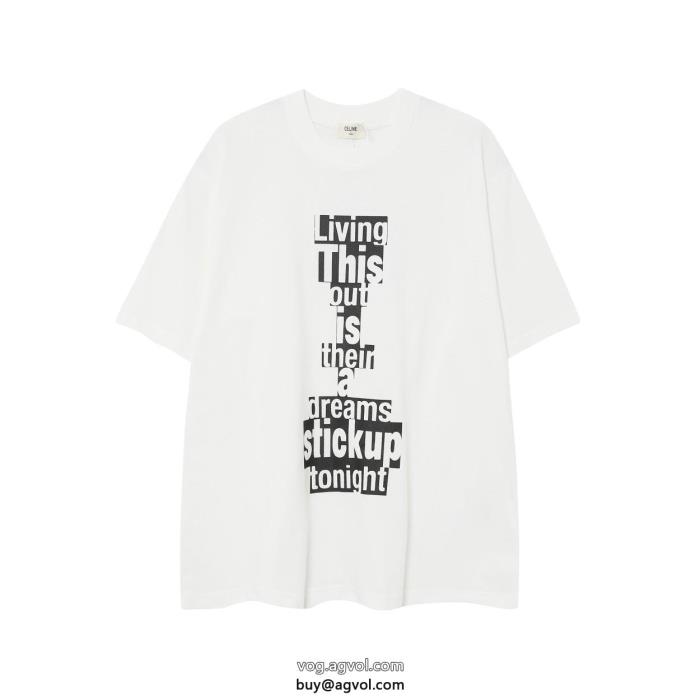 セリーヌ知的優秀アイテム機能性が素晴らしいコピー 商品 通販半袖Tシャツ_0_4