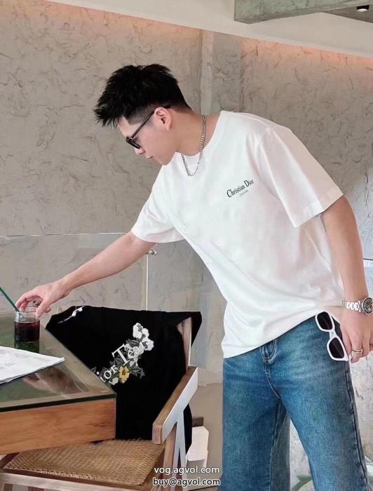 ブランド コピー 着払い半袖TシャツDIOR最高のエレガント23AW お早目に_0_0