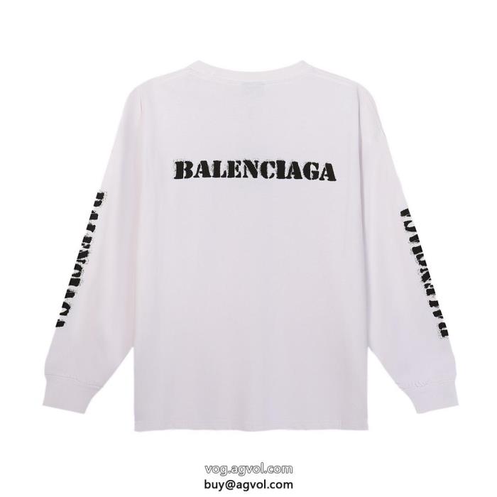 最新商品即完売必至旬デザイン長袖Tシャツブランド 品 スーパー コピーbalenciaga_0_8