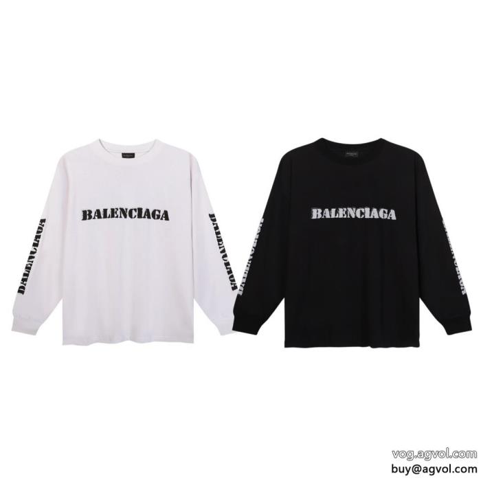 最新商品即完売必至旬デザイン長袖Tシャツブランド 品 スーパー コピーbalenciaga_0_9