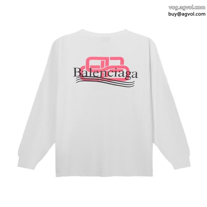 不動の人気2024最新大人気商品バレンシアガブランド 偽物 通販長袖Tシャツ_0_1