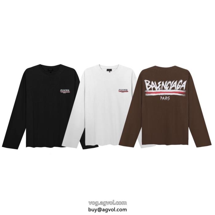 長袖Tシャツ通販 ブランド高級感も漂いどんなシーンにもbalenciaga_0_0