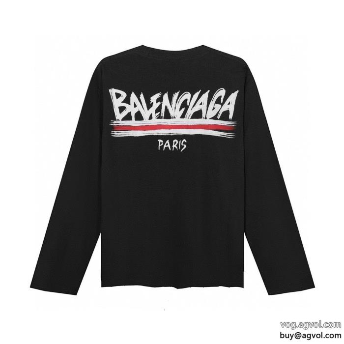 長袖Tシャツ通販 ブランド高級感も漂いどんなシーンにもbalenciaga_0_1