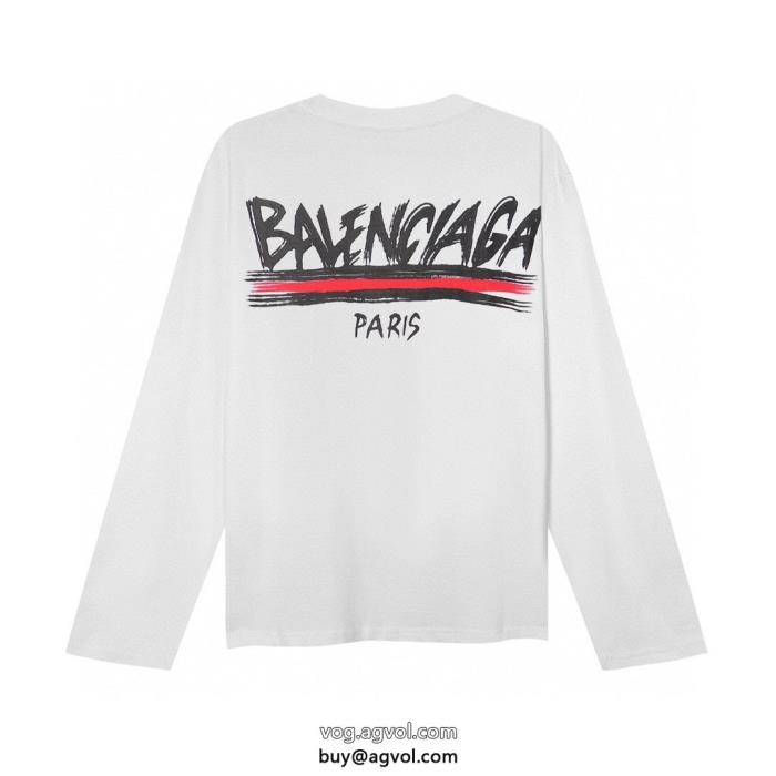 長袖Tシャツ通販 ブランド高級感も漂いどんなシーンにもbalenciaga_0_2