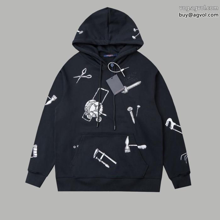 偽 ブランド 購入LOUIS VUITTONパーカー素敵デザイン未入荷ブランド清潔感溢れる_0_0