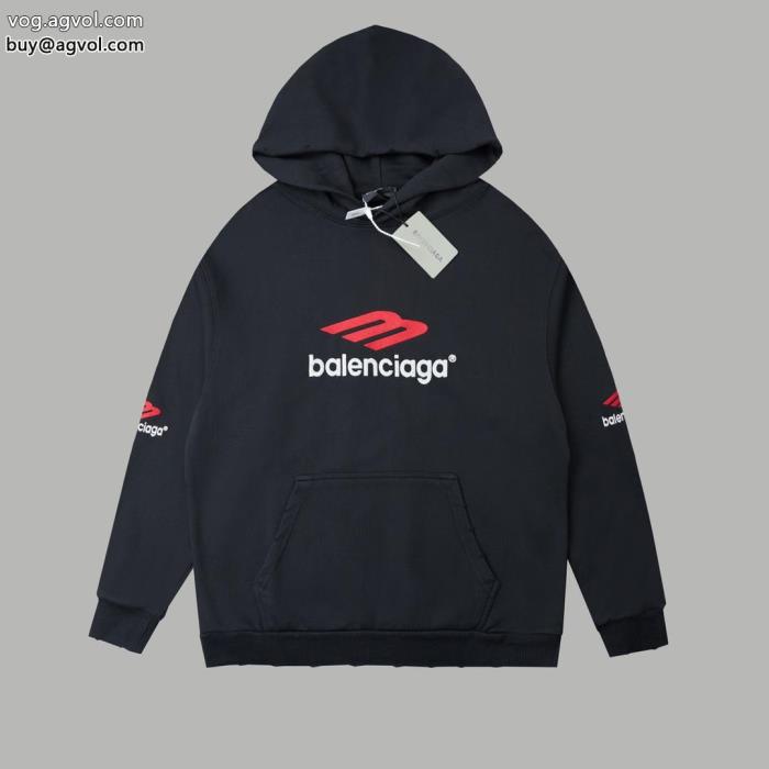 balenciaga限定版プリント2024トレンドブランド 通販パーカー_0_0