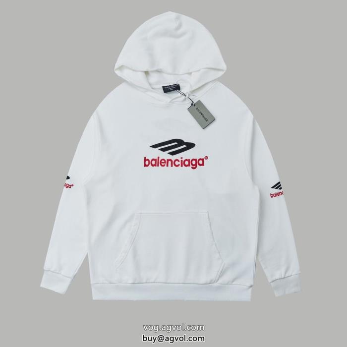 balenciaga限定版プリント2024トレンドブランド 通販パーカー_0_1