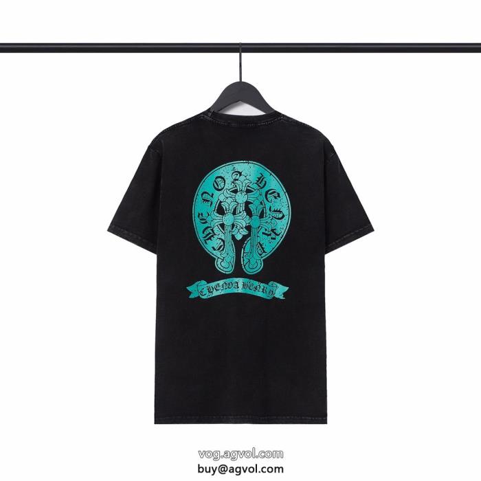偽物 ブランド ショップCHROME HEARTS重宝するオススメのお品半袖Tシャツ_0_2