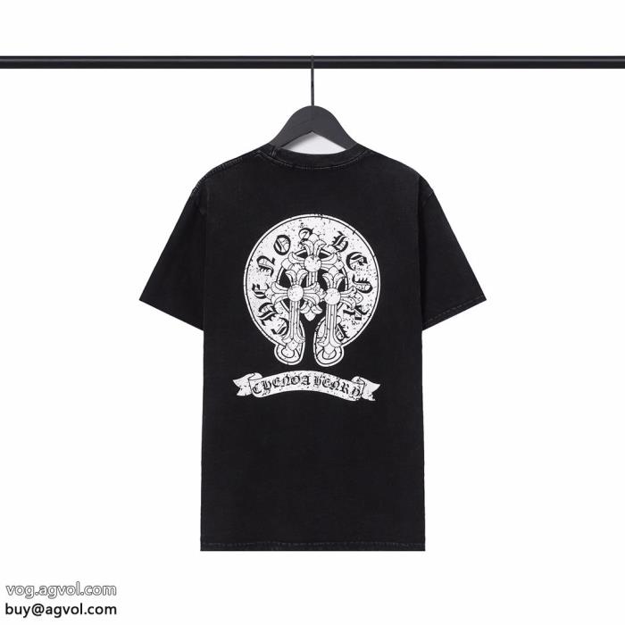 偽物 ブランド ショップCHROME HEARTS重宝するオススメのお品半袖Tシャツ_0_4