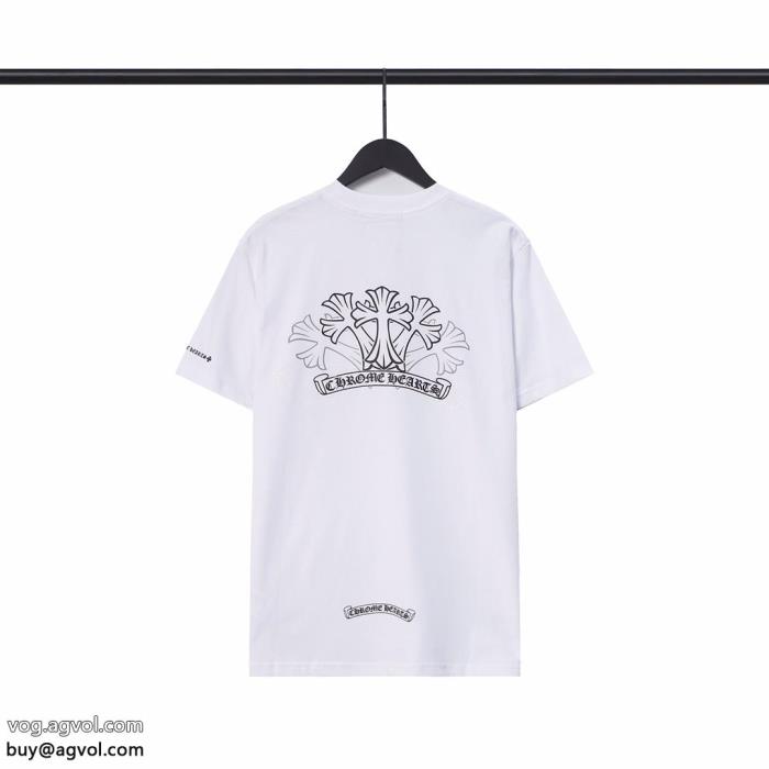 ブランド 偽物 通販今季大人気のデザイン再入荷が嬉しい半袖TシャツCHROME HEARTS_0_5