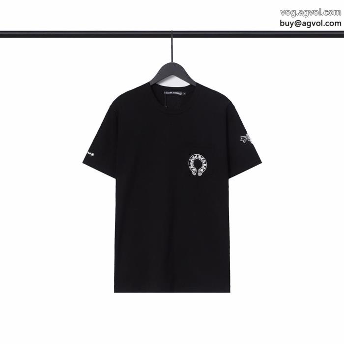 半袖TシャツCHROME HEARTS偽 ブランド 販売定番人気エレガント系スタイル_0_1