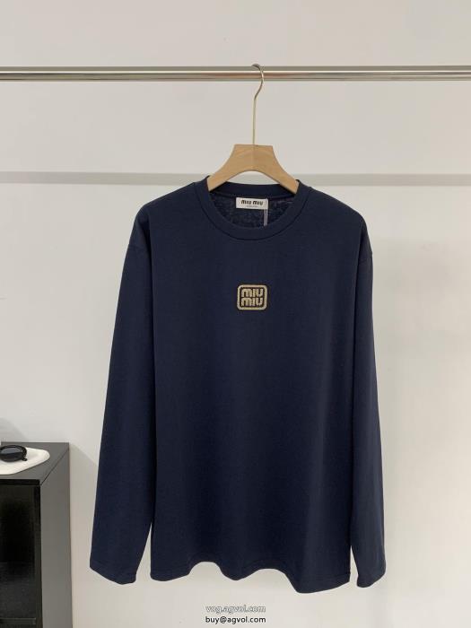 ブランド スーパー コピー最新ランキングTOP著名人の着用長袖TシャツMIUMIU_0_0