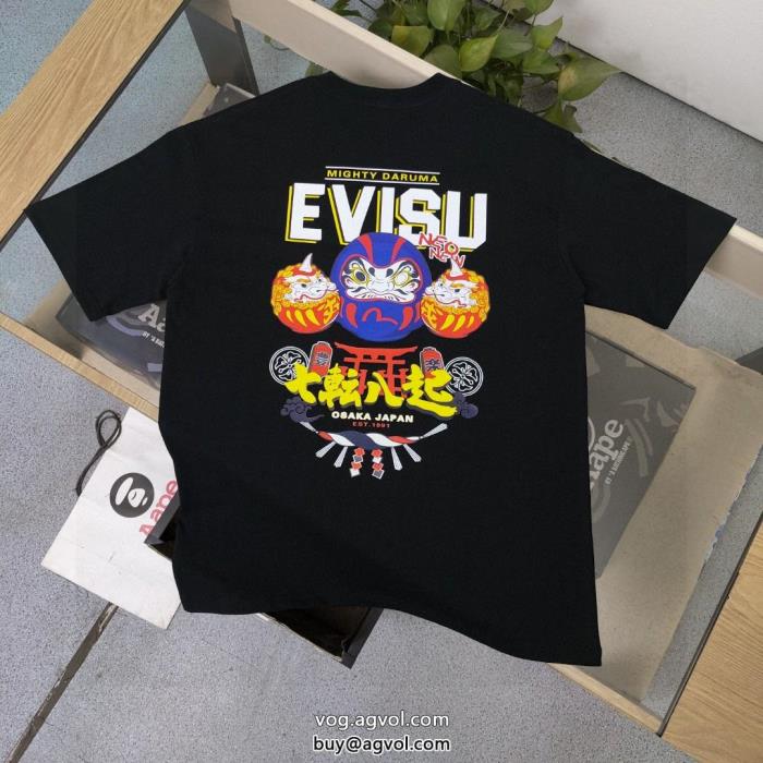 EVISU半袖Tシャツネクストヒット必至ブランド完売目前ブランド 偽物_0_1