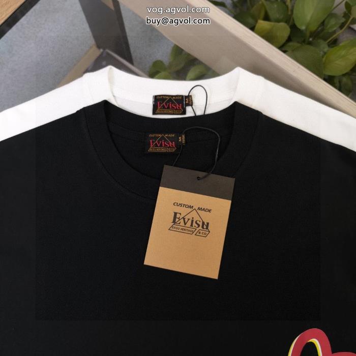 EVISU半袖Tシャツネクストヒット必至ブランド完売目前ブランド 偽物_0_4
